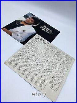 MICHAEL JACKSON thriller (82' EPIC JAPAN OBI VINYL LP) VG++ rare Pin-up Booklet