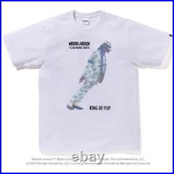 MINT BAPE T-shirt XL Authentic Rare Michael Jackson Collaboration White