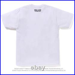 MINT BAPE T-shirt XL Authentic Rare Michael Jackson Collaboration White
