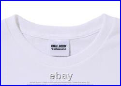 MINT BAPE shirt XXL X Michael Jackson Album White T-Shirt Authentic Rare