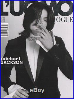 MIchael Jackson RARE L'Uomo Vogue Bruce Weber October 2007 Fashion Magazine NM