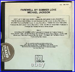 Mega RARE Michael Jackson Farewell My Summer Love Reel Tape 3-3/4ips Excellent