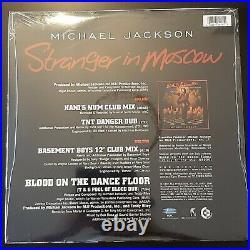 Michael Jackson 12 STRANGER IN MOSCOW VINYL FIRST PRESSING SEALED ULTRA RARE US