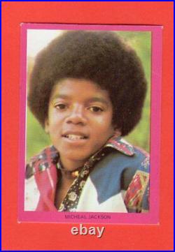 Michael Jackson 1972 MONTY POP STAR card VERY Rare