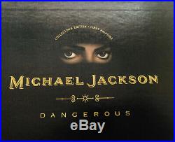 Michael Jackson 1991 1st Print Dangerous Pop Up Collectors Gold Edition CD Rare