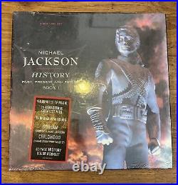 Michael Jackson 3 Record Set Sealed Rare New! History Past Present Future Book