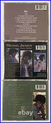 Michael Jackson 3 x Cd Box Set Ultra Rare French Import Ben, Forever, Music & Me