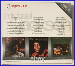 Michael Jackson 3 x Cd Box Set Ultra Rare French Import Ben, Forever, Music & Me