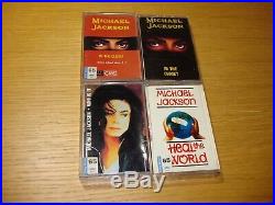 Michael Jackson 4 x Cassette Single Tape Thailand In The Closet Heal MEGA RARE