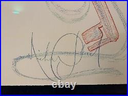Michael Jackson 7th Key Drawing RARE ART Print AUTHENTIC