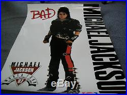 Michael Jackson Australasia World Tour Nov-Dec 1987 Poster Laminated Very Rare