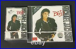 Michael Jackson BAD China First Edition CD + Tape Cassette Very Rare Sealed