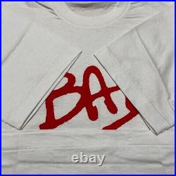 Michael Jackson BAD Japan Tour 1987 T-shirt tee White Size Men's L NM Rare