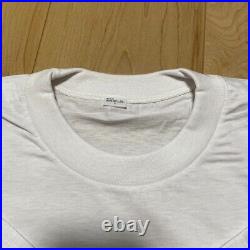 Michael Jackson BAD Japan Tour 1987 T-shirt tee White Size Men's L NM Rare