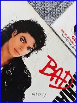Michael Jackson BAD MALVADO LP Venezuela + 45 promo SPANISH POP RARE EX HEAR