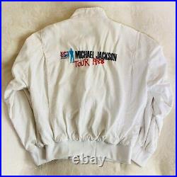 Michael Jackson BAD World Tour 1988 Jacket Blouson White Pepsi Size Men's M Rare