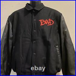 Michael Jackson BAD World Tour 1988 RARE Official Leather Jacket Large NWOT