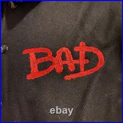 Michael Jackson BAD World Tour 1988 RARE Official Leather Jacket Large NWOT