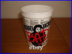 Michael Jackson Bad 1988 Pepsi Plastic Promo Cup Mexico Mexican Mega Rare