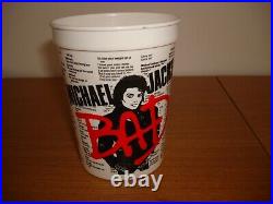 Michael Jackson Bad 1988 Pepsi Plastic Promo Cup Mexico Mexican Mega Rare