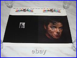 Michael Jackson Bad 1st Edition Album Cover Artwork Proof 10 Exist MEGA RARE