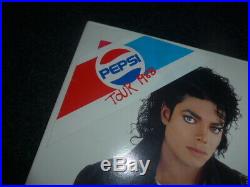 Michael Jackson Bad LP Pepsi Tour 1988 SWEDEN PROMO Very rare