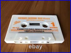 Michael Jackson Bad Mixes Argentina PROMO Cassette Single Unplayed Ultra Rare