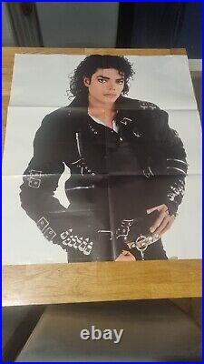 Michael Jackson Bad Rare Original Promo Poster 1987 ALBUM Promo Large 30 x 26