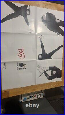 Michael Jackson Bad Rare Original Promo Poster 1987 ALBUM Promo Large 30 x 26