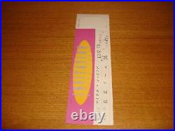 Michael Jackson Bad Tour 1988 Japan Invitation Concert Ticket Unused Mega Rare