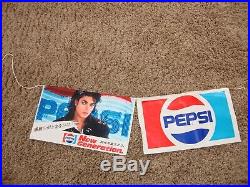 Michael Jackson Bad Tour Concert Pepsi 1988 Japan Plastic Banner Flags MEGA RARE