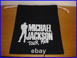 Michael Jackson Bad Tour Original 1988 Japan Drawstring Black Bag Mega Rare
