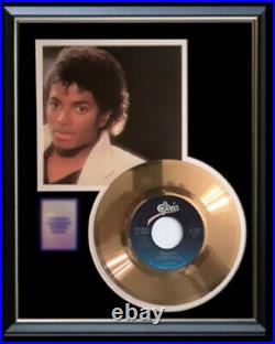 Michael Jackson Billie Jean 45 RPM Gold Metalized Record Rare Non Riaa Award