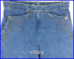Michael Jackson Brand Extremely Rare Vintage 1984 Designer Cropped Denim Jeans