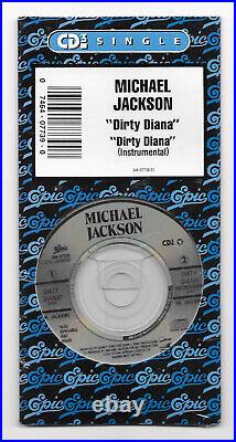 Michael Jackson CD3 Single Dirty Diana with Instrumental Factory Sealed RARE