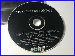 Michael Jackson Cry South Africa Cd Single Ultra RARE smile history bad scream