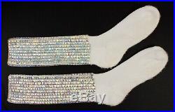 Michael Jackson Crystal Socks, Victory Tour 1984, VERY RARE Replica, Hand Made