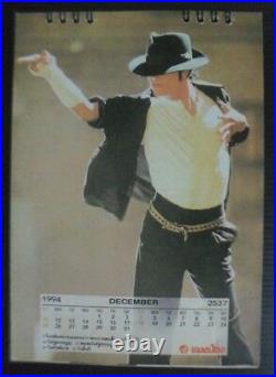 Michael Jackson DANGEROUS WORLD TOUR Vintage THAILAND 1994 Calendar MEGA RARE
