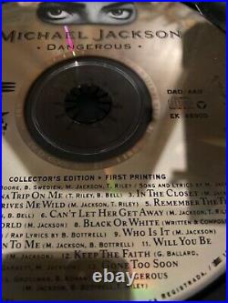Michael Jackson Dangerous Cd. Special Edition Gold Cd! Rare! 1991 Collectors