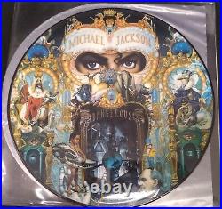Michael Jackson Dangerous Picture Vinyl Test without music Ultra Rare Brazilian