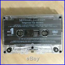 Michael Jackson Dangerous Tour Souvenir Cassette Malaysia 1993 Rare