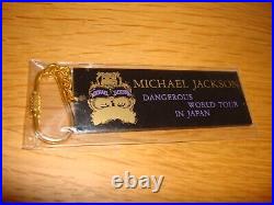 Michael Jackson Dangerous World Tour In Japan 1992 Original 2 Keyring MEGA RARE