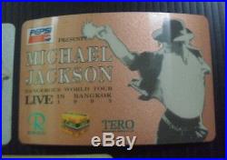Michael Jackson Dangerous World Tour Live THAILAND 1994 Calendar Card MEGA RARE