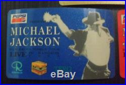 Michael Jackson Dangerous World Tour Live THAILAND 1994 Calendar Card MEGA RARE