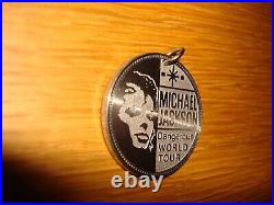 Michael Jackson Dangerous World Tour Mexican / Mexico Concert Coin Mega Rare