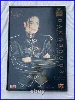 Michael Jackson Dangerous World Tour Thailand 1993 Official Promo Poster RARE