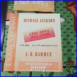 Michael Jackson & Friends Program, Flyer & Bandana Ultra Rare Munich 1999 NM