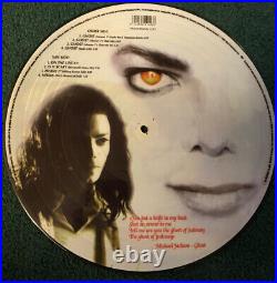Michael Jackson GHOSTS PICTURE DISC RARE Cant Find Anywhere Vinyl Record LP