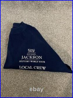 Michael Jackson Genuine Road Crew Roadie T Shirt History Tour 1996 XL Super RARE
