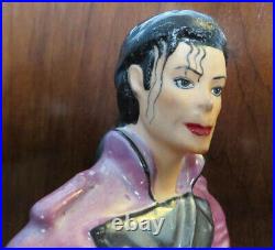 Michael Jackson HIStory Rare Purple Porcelain Statue Sculpture